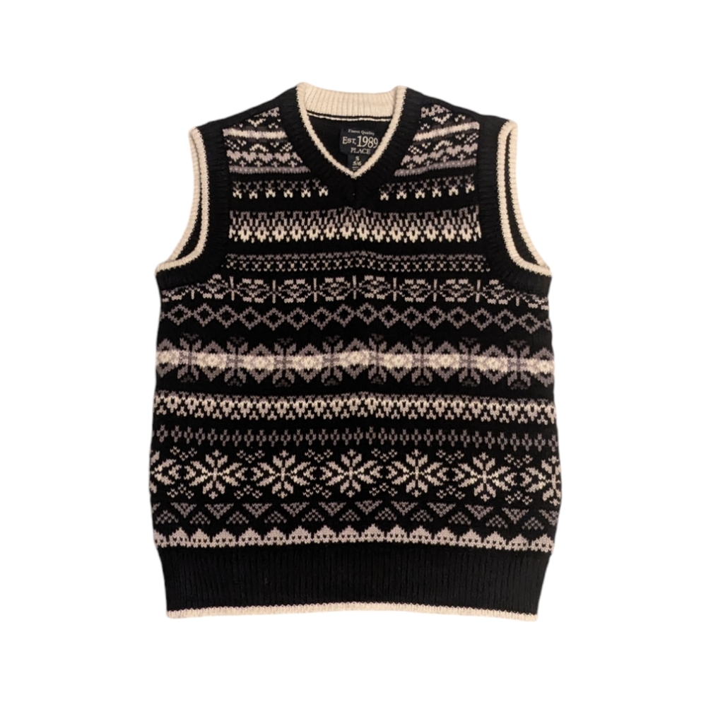 💥 Children's Place Boy Sweater Vest S (5/6)